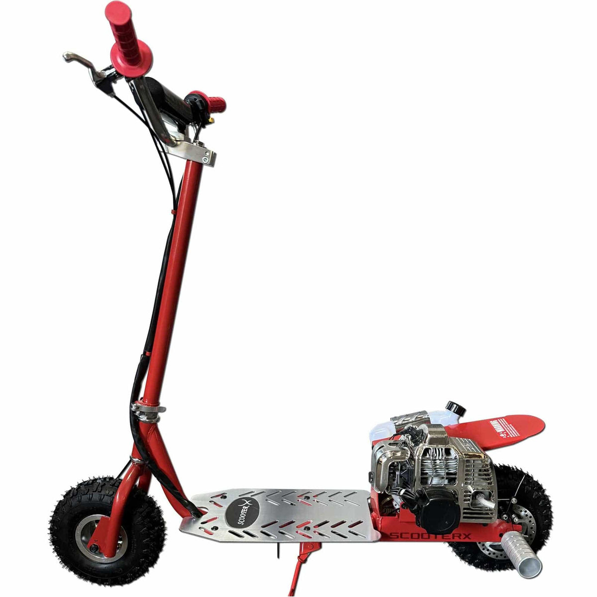 Mototec ScooterX Dirt Dog 49cc Black Gas Scooters MotoTec