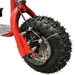 Mototec ScooterX Dirt Dog 49cc Black Gas Scooters MotoTec