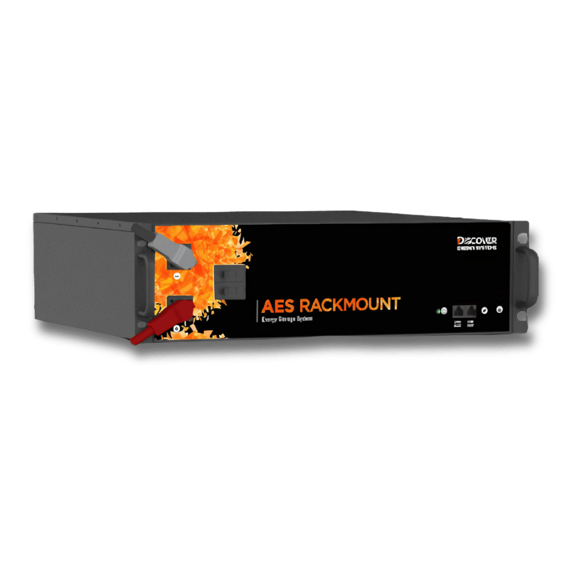 Discover Energy AES Rackmount ESS Battery Module 5.0 kWh 51.2V 100 AH Heated - 3U 19 Inch Battery Discover Energy