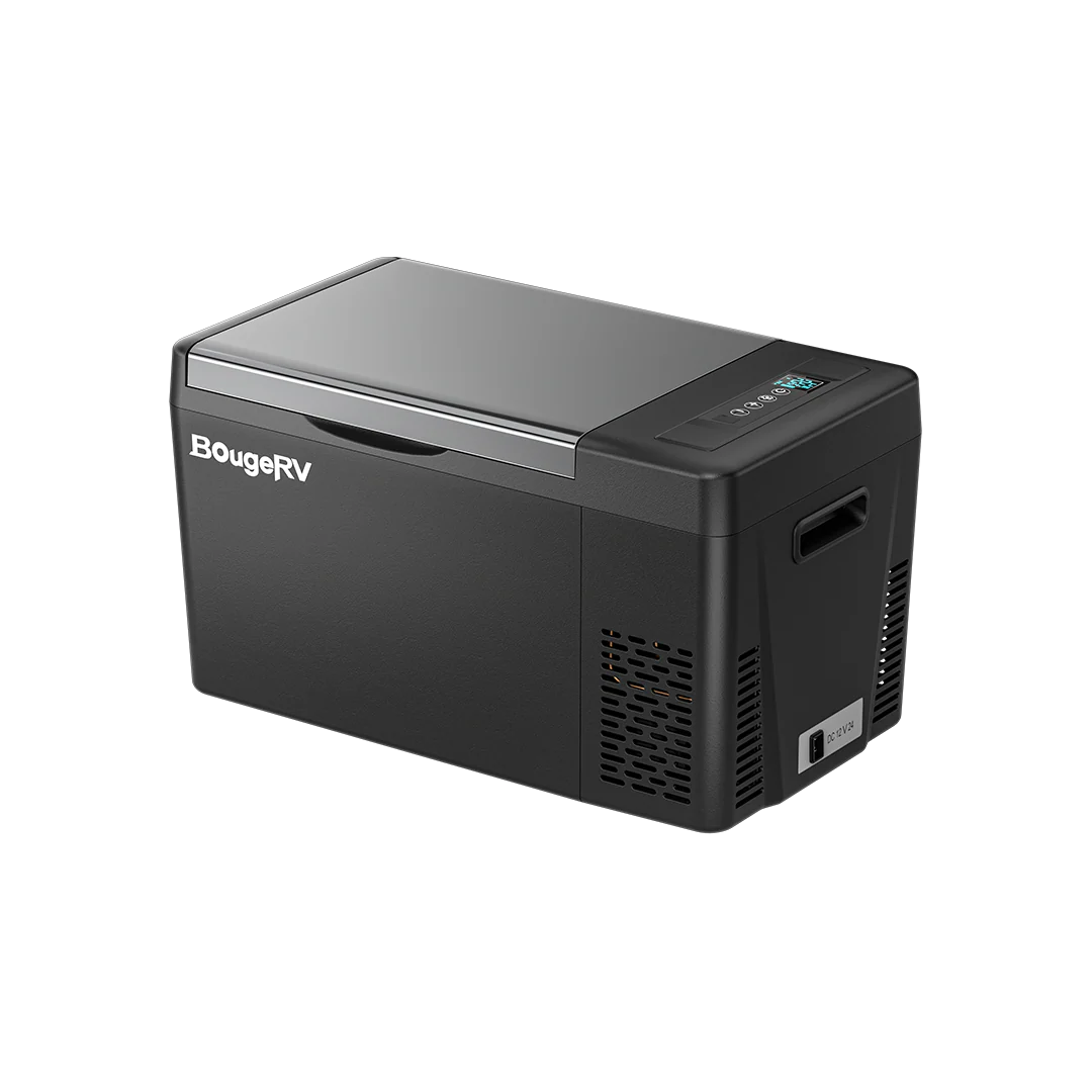 BougeRV 12V 23 Quart Portable Fridge Black For Travel