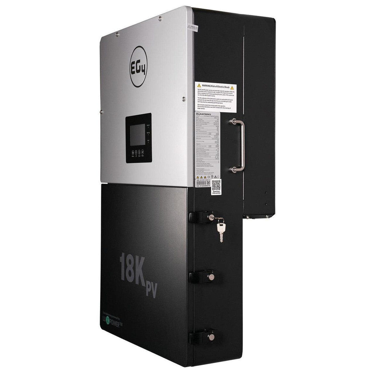 EG4 18KPV Hybrid Inverter All-In-One Solar Inverter | 18000W PV Input | 12000W Output | 48V 120/240V Split Phase | EG4-18KPV-12LV Inverters EG4