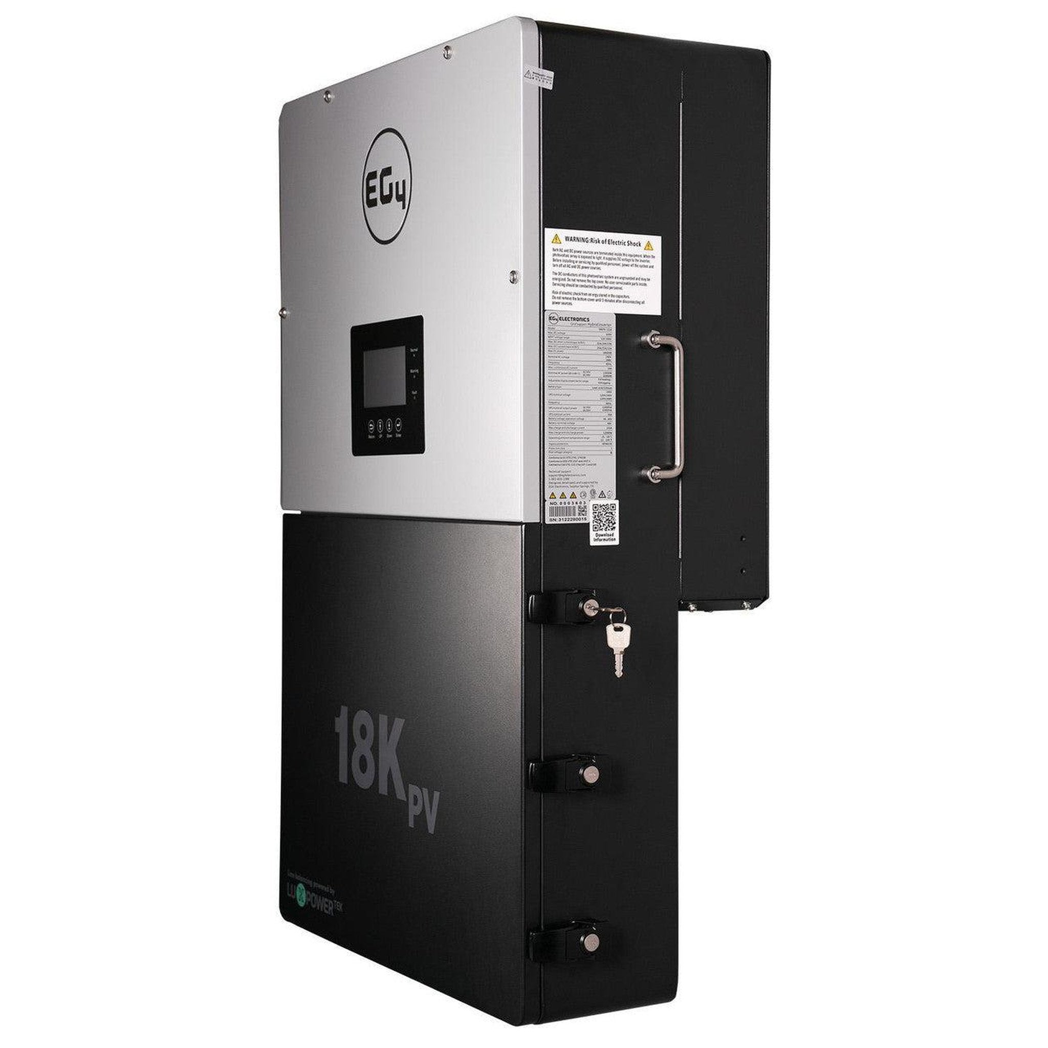 EG4 18KPV Hybrid Inverter All-In-One Solar Inverter | 18000W PV Input | 12000W Output | 48V 120/240V Split Phase | EG4-18KPV-12LV Inverters EG4