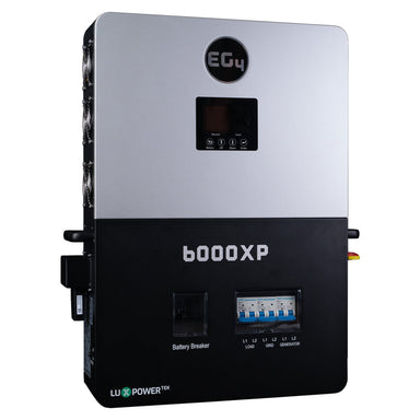 EG4 6000XP All-In One Off-Grid Inverter/Charger | 8000W PV Input | 6000W Output | 480V VOC Input | 48V 120/240V Split Phase | All-In-One Solar Inverter Hybrid Inverters EG4