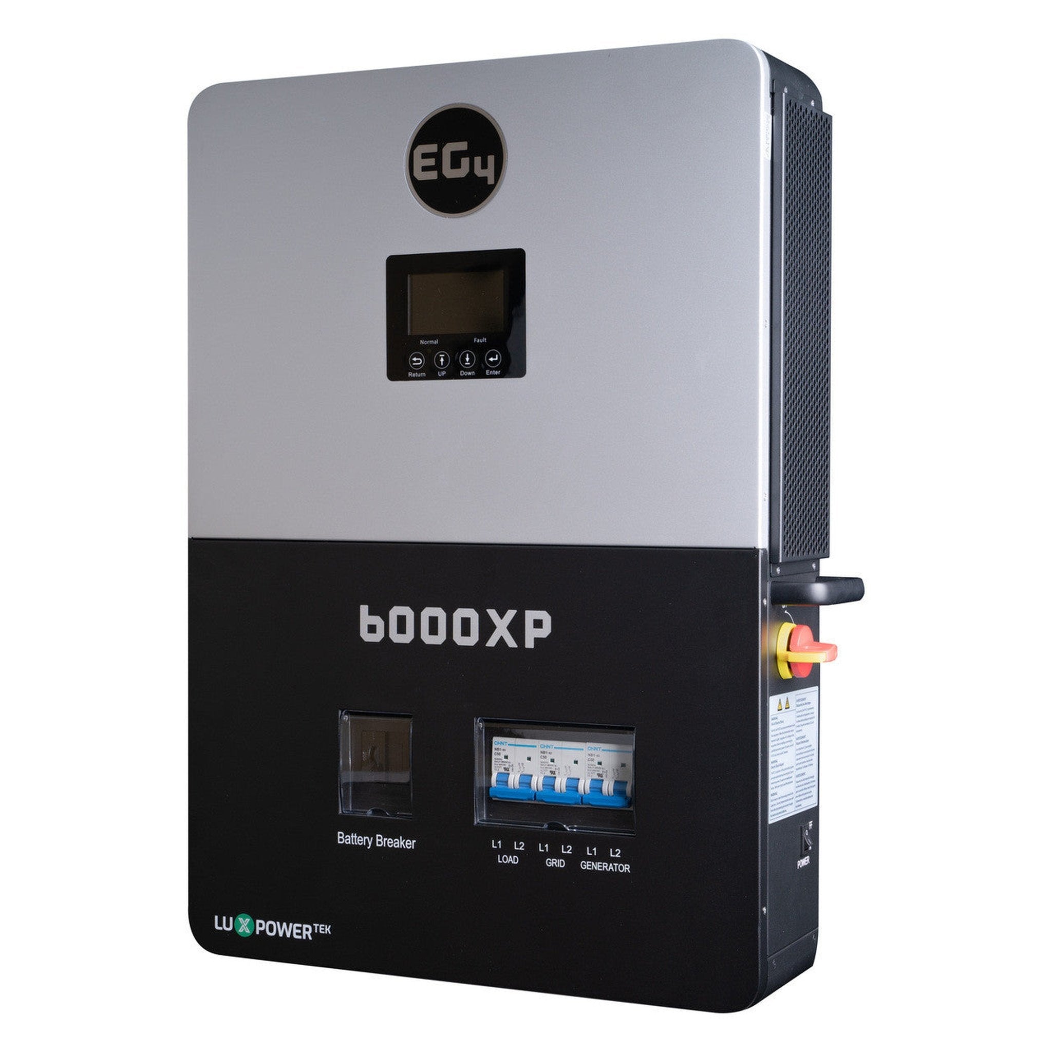 EG4 6000XP All-In One Off-Grid Inverter/Charger | 8000W PV Input | 6000W Output | 480V VOC Input | 48V 120/240V Split Phase | All-In-One Solar Inverter Hybrid Inverters EG4