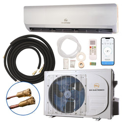 EG4 9K Mini-Split Air Conditioner Heat Pump | 9000 BTU | SEER2 29.5 | Plug-N-Cool Do-It-Yourself Installation Appliances EG4