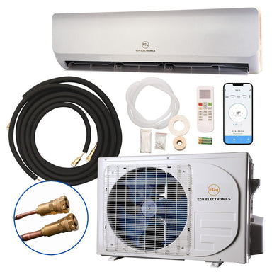 EG4 9K Mini-Split Air Conditioner Heat Pump | 9000 BTU | SEER2 29.5 | Plug-N-Cool Do-It-Yourself Installation Solar Accessories EG4