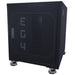 EG4 Pre-Assembled EG4 Enclosed Battery Rack | 3 Slot | Wheels Included | Bus Bar Covers | Welded (Grey) Accessories EG4