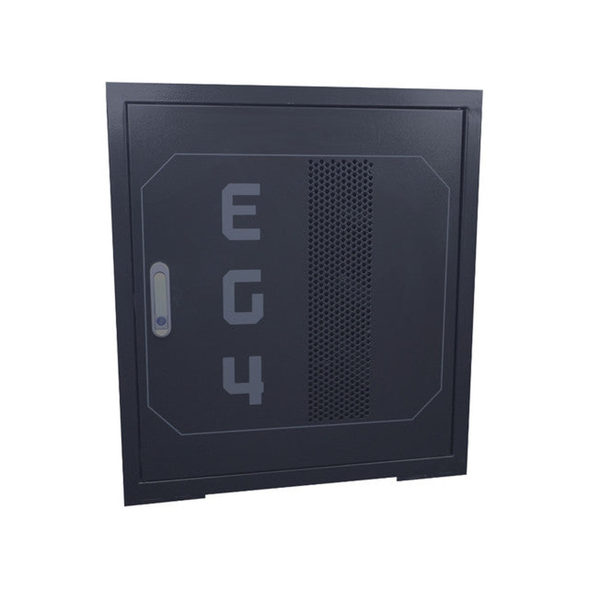 EG4 Pre-Assembled EG4 Enclosed Battery Rack | 3 Slot | Wheels Included | Bus Bar Covers | Welded (Grey) Accessories EG4