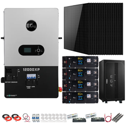 EG4 12000XP Complete Off-Grid Solar Kit | 7kW Solar | 20.4kWh Server Rack Batteries