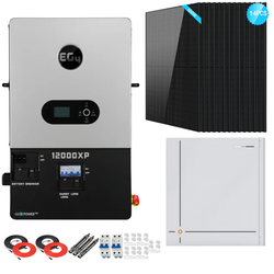 EG4 12000XP Complete Off-Grid Solar Kit | 7kW Solar | 14-16kWh Wall Mount Batteries