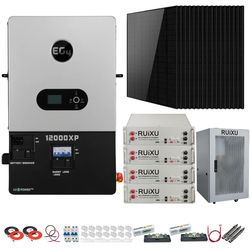 EG4 12000XP Complete Off-Grid Solar Kit | 7kW Solar | 20.4kWh Server Rack Batteries