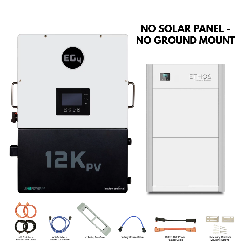 EG4 12kPV ETHOS Kit Hybrid Power System with Stackable Storage & Solar Options