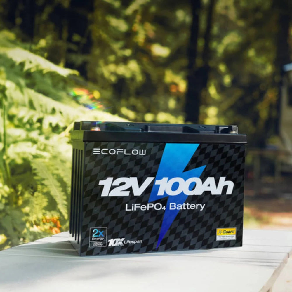 Ecoflow Lithium 12V 100Ah Deep Cycle LiFePO4 Battery Battery EcoFlow