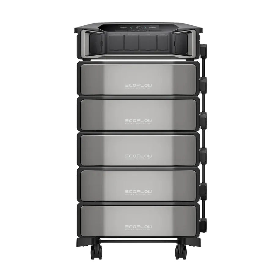 EcoFlow DELTA Pro Ultra - Whole-Home Backup System Solar Generators EcoFlow 1 x Inverter 5 x Batteries - 30.72kWh No Smart Home Panel 2