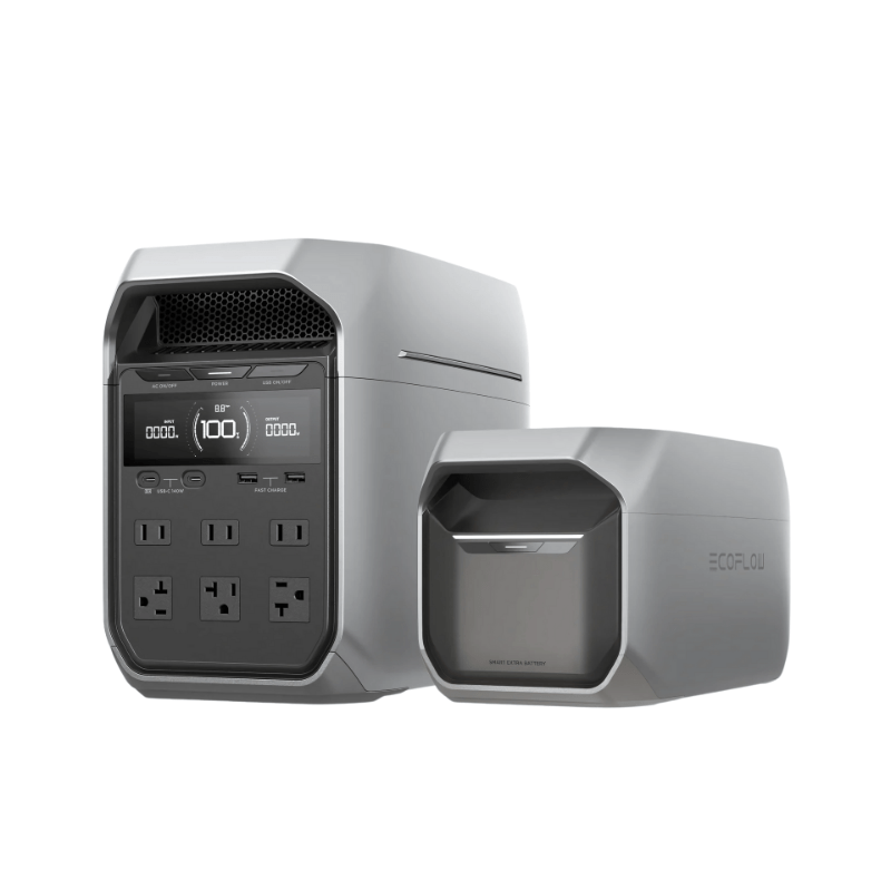Delta 3 EcoFlow Plus with Extra Battery for Enhanced Power Delta 3 EcoFlow Plus with Extra Battery for Enhanced Power