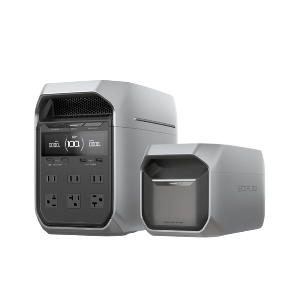 Delta 3 EcoFlow Plus with Extra Battery for Enhanced Power Delta 3 EcoFlow Plus with Extra Battery for Enhanced Power