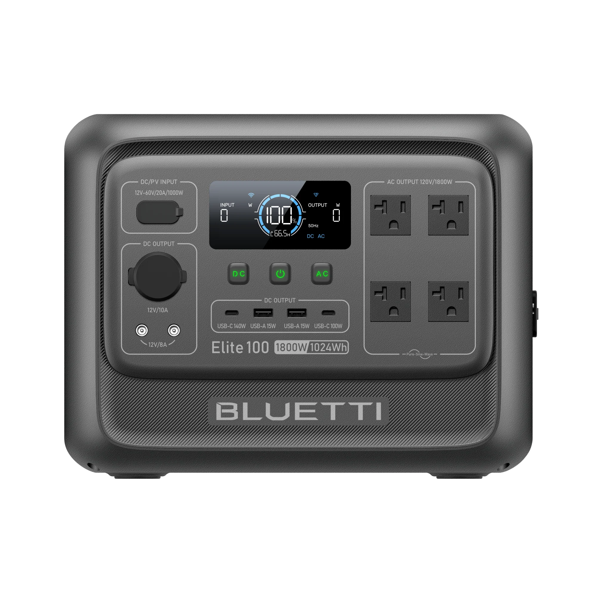 BLUETTI Elite 100 V2 Portable Power Station | 1,800W 1,024Wh