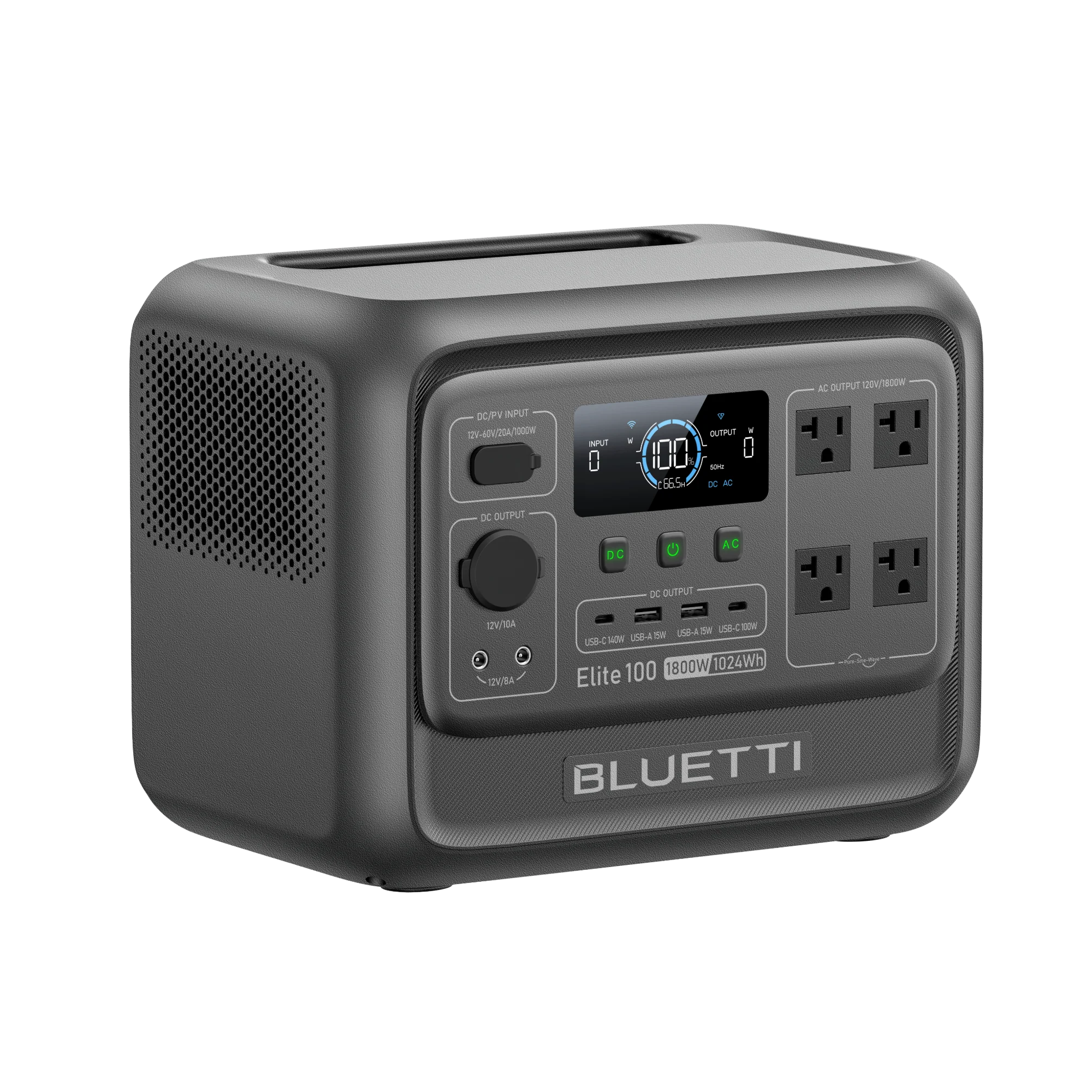BLUETTI Elite 100 V2 Portable Power Station | 1,800W 1,024Wh
