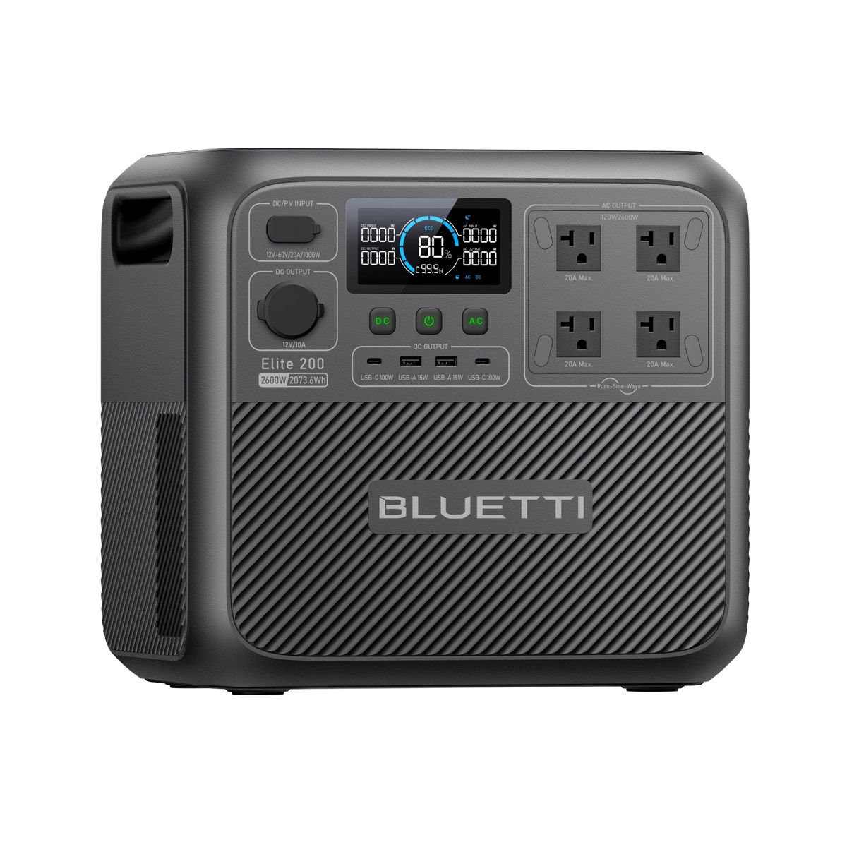 BLUETTI Elite 200 V2 Portable Power Station | 2600W 2073.6Wh