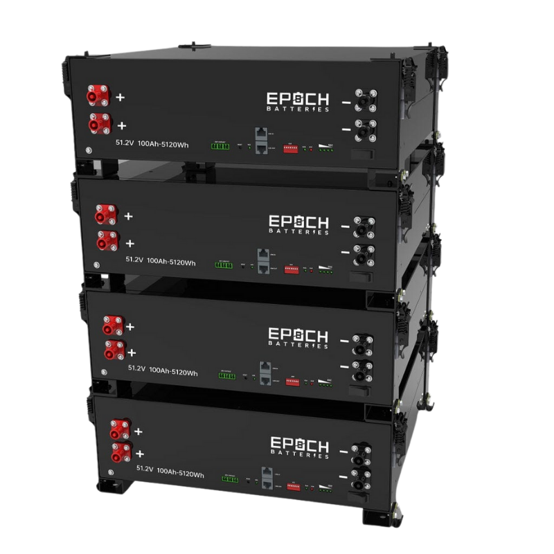 Epoch 48V 100Ah 5.12kWh - Self-Heating Server Rack Lithium Battery
