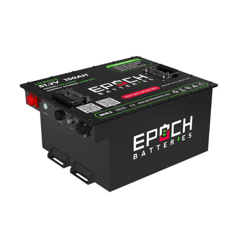 Epoch 48V 150Ah Golf Cart Battery Complete Kit - Lithium (LiFePO4)