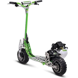 MotoTec/UberScoot 70x 2-Speed Gas Scooter Green Gas Scooters MotoTec