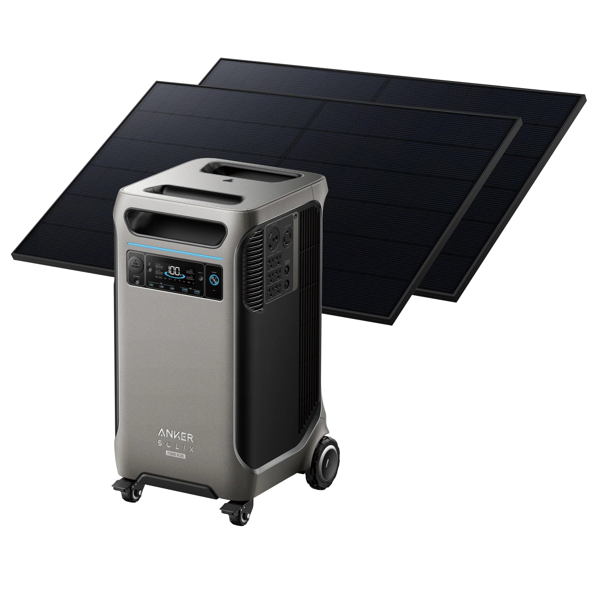Anker Solix F3800 Plus Portable Power Station & Solar Panel