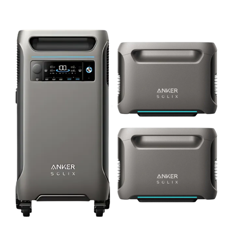 Anker SOLIX F3800 + Expansion Batteries Solar Generator Kits Anker F3800 + 2 x Expansion Batteries (11.52 kWh)