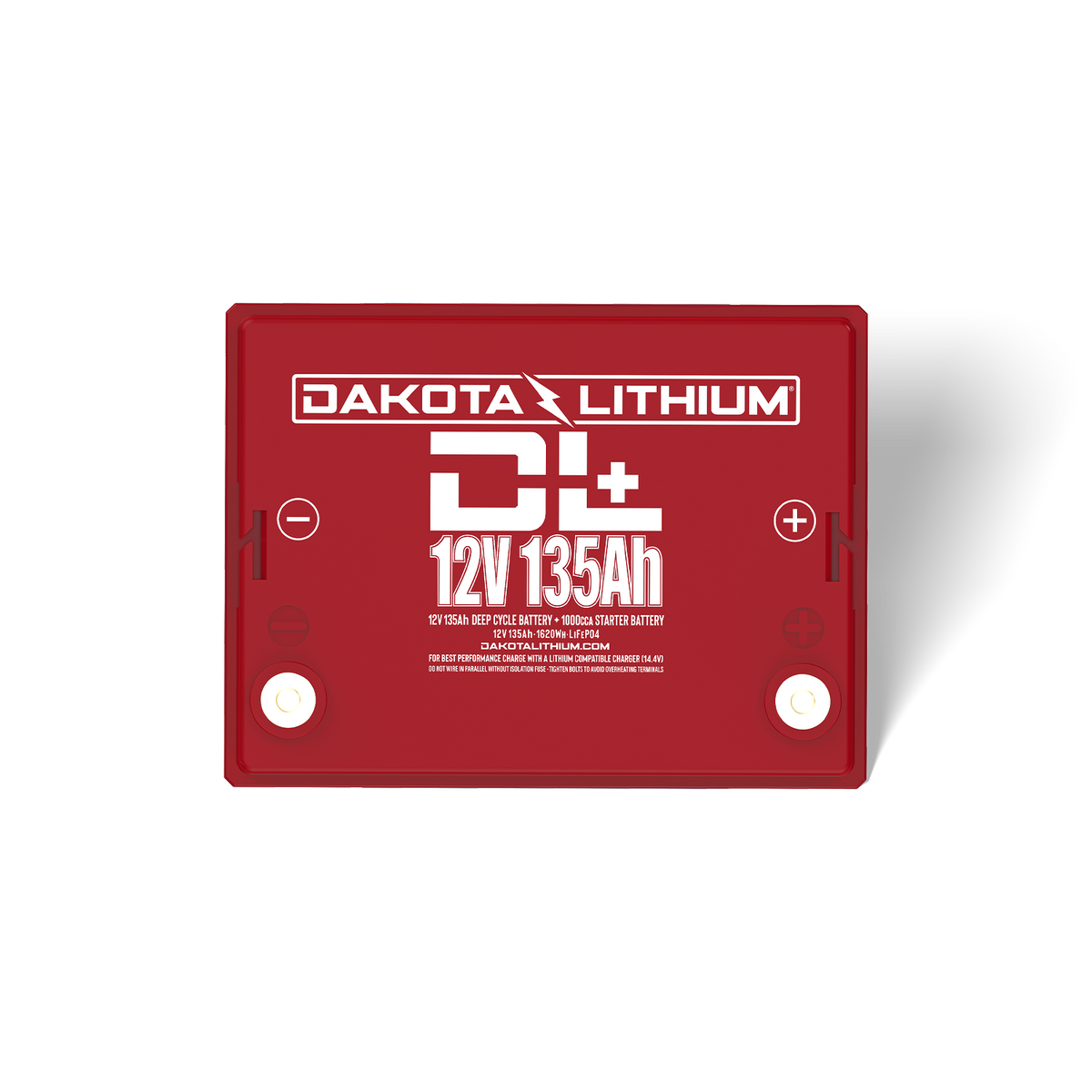 Dakota Lithium+ 12V 135Ah Dual Purpose 1000CCA LiFePO4 Battery
