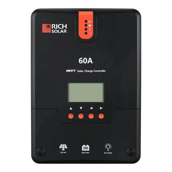 RICH SOLAR 60 Amp MPPT Solar Charge Controller Controllers RICH SOLAR
