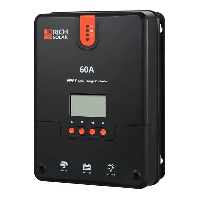 RICH SOLAR 60 Amp MPPT Solar Charge Controller Controllers RICH SOLAR