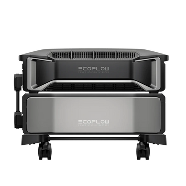 Front View of Ecoflow Delta Pro Ultra with one expansion battery