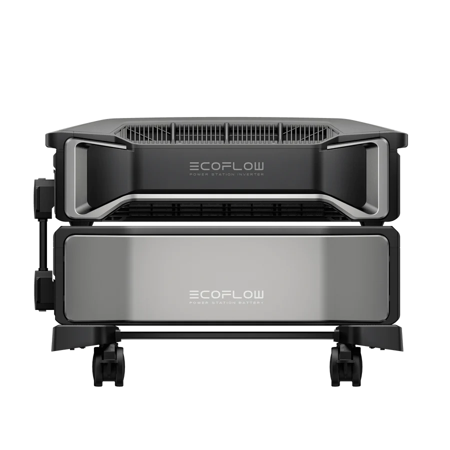 Front View of Ecoflow Delta Pro Ultra with one expansion battery