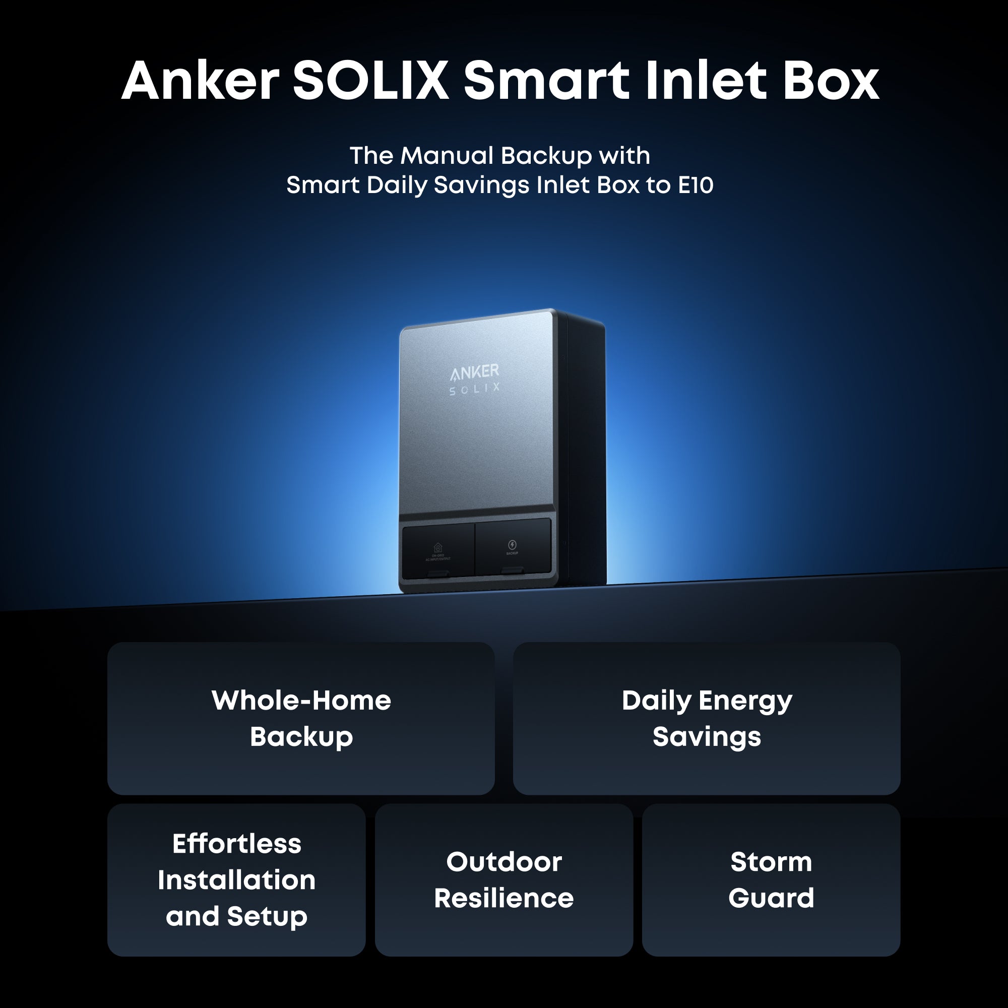 Anker SOLIX Smart Inlet Box