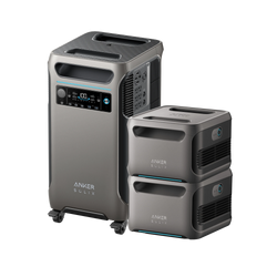 Anker SOLIX F3800 Portable Power Station + 2× Expansion Battery