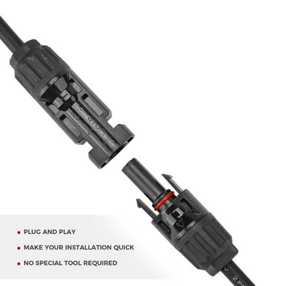 BougeRV Solar Connectors Y Branch Parallel Adapter Cable Wire Accessories BougeRV