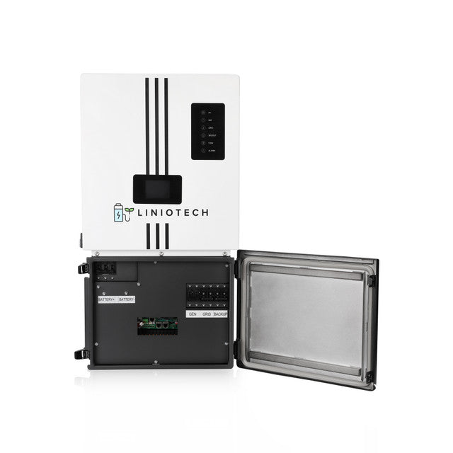 Liniotech 15KVA Hybrid Inverter All in One solar Inverter 15kW PV Input 11.4kW AC Output 200A Pass Through