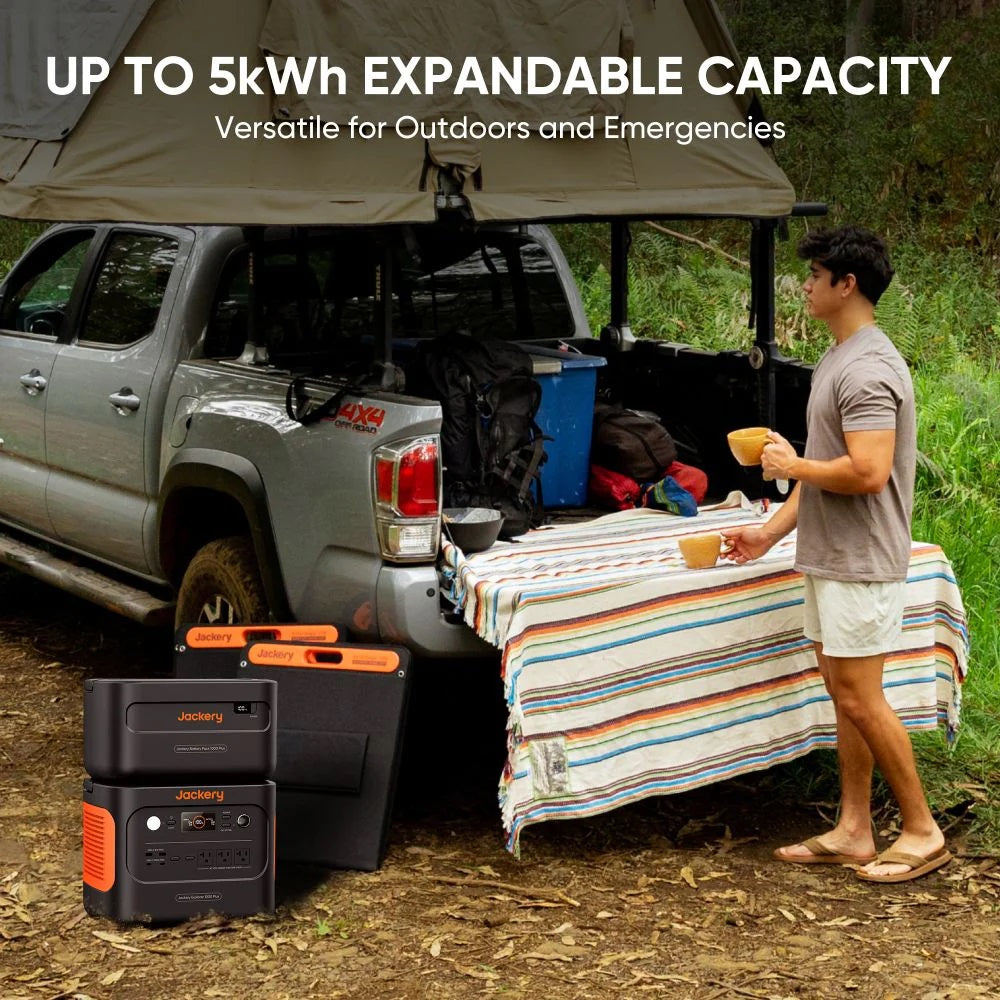 Jackery Explorer 1000 Plus Portable Power Station With Up To 5kWh Expandable Capacity