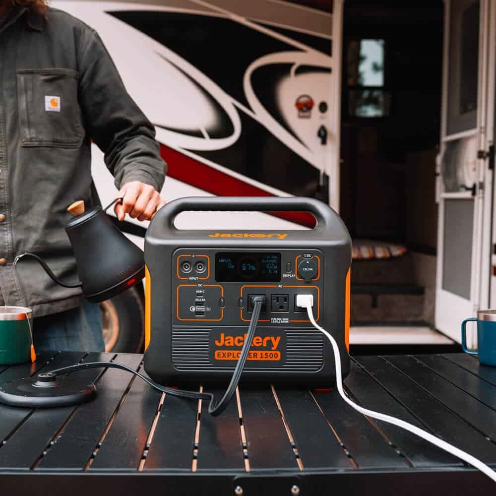 Jackery Explorer 1500 Portable Power Station Charging Mulltiple Devices