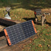 Jackery Explorer 500 Portable Power Station Connected With Solarsaga 100