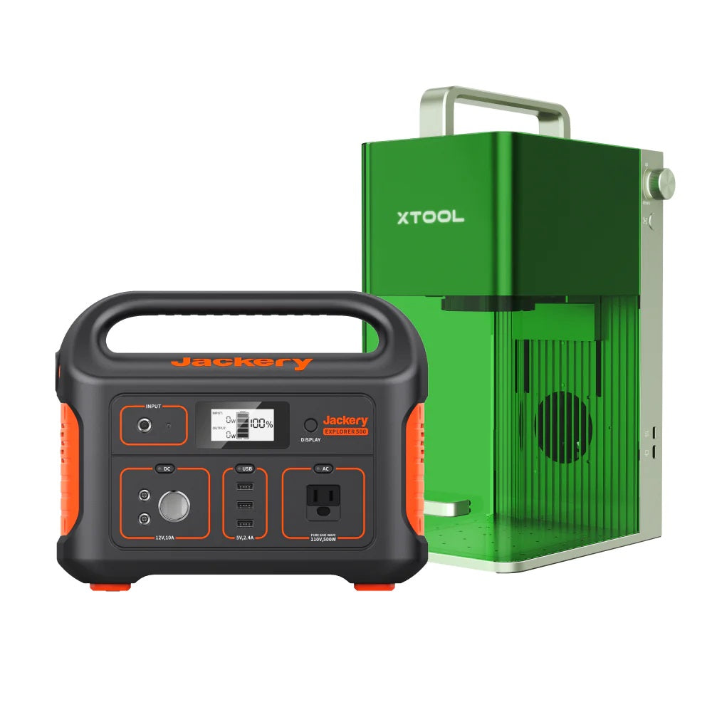 Jackery Explorer 500 Portable Power Station with Xtool