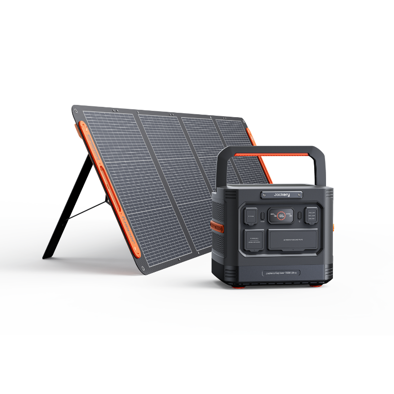 Jackery Portable Power Station Explorer 1500 Ultra + SolarSaga 200W Solar Panel