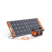 Jackery SolarSaga And Portable Power Station Connected With DC Extension Cable