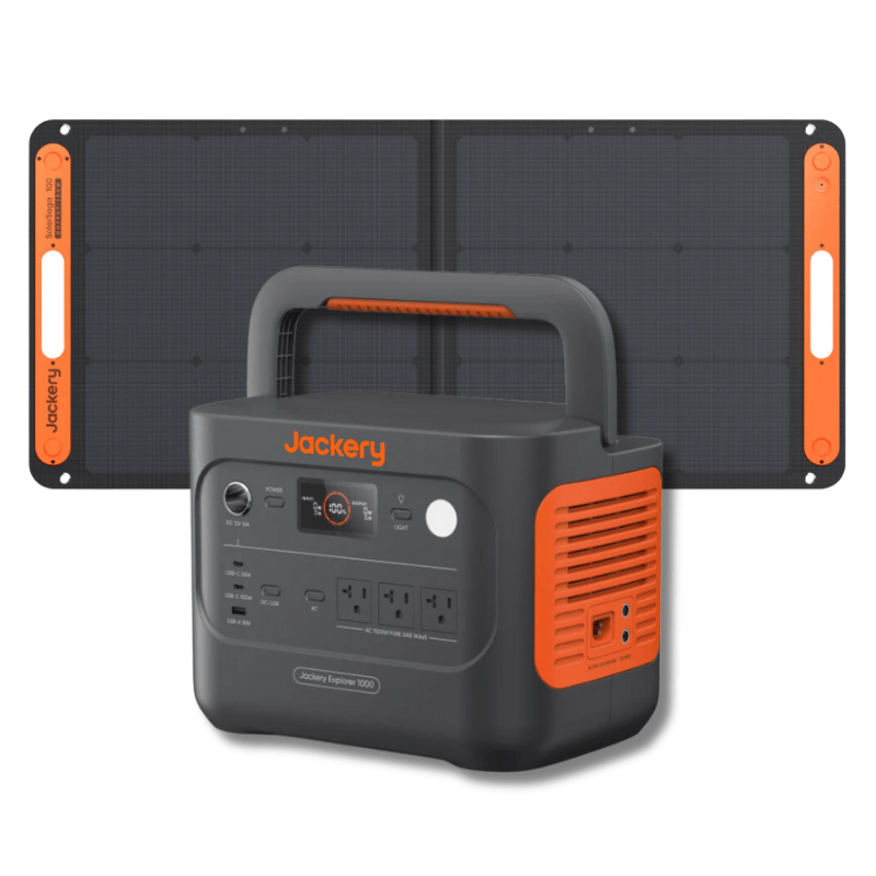 Jackery Explorer 1000 V2 Portable Power Station with Solar Panel Jackery Explorer 1000 V2 Portable Power Station with Solar Panel