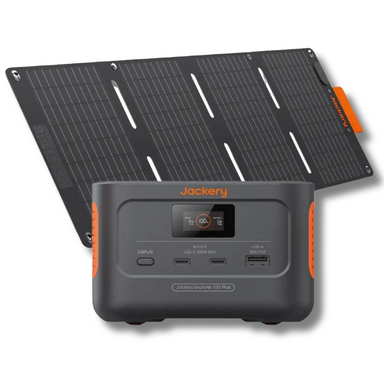 Jackery Explorer 100 Plus Portable Power Station Solar Generators Jackery 1 x SolarSaga 40W Mini Solar Panel