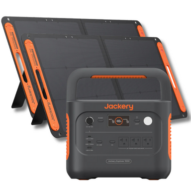 Jackery Explorer 2000 v2 Portable Power Station + 2 x 100W SolarSaga Panel Portable Power Station Jackery