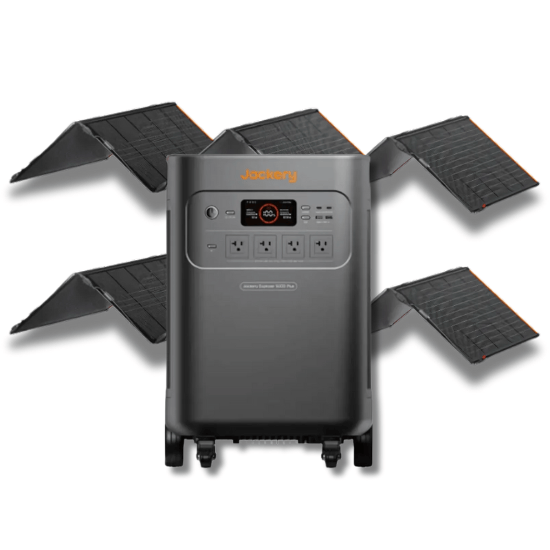 Jackery Explorer 5000 Plus + 2 x Jackery SolarSaga 500 X Portable Power Station Jackery
