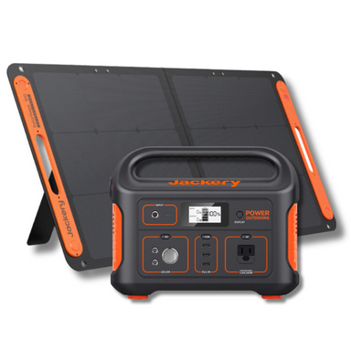Jackery Explorer 550 + 1 x 100W SolarSaga Panel Portable Power Station Jackery