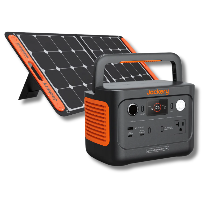 Jackery Solar Generator 300 Plus + 100W