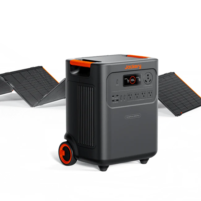 Jackery Solar Generator HomePower 3600 Plus + SolarSaga 500 X